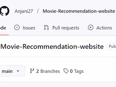 Movie-Recommendation-website 