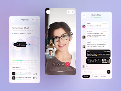 EdTech Mobile App Design