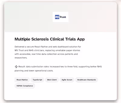 Built secure clinical data tools