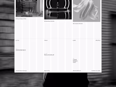 This is the footer of my upcoming framer template. I love wo...