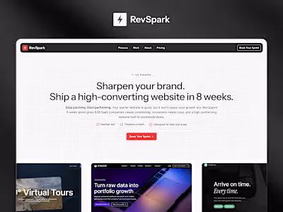 RevSpark Landing Page