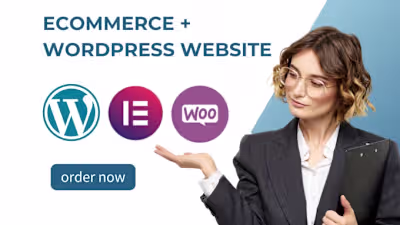 I will Design Wordpress Woocommerce or Ecommerce Website
