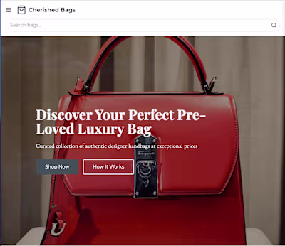 Used Designer Bag Aggregator (Cherished Bags)
