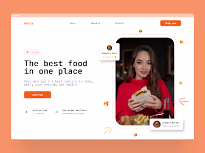 Foody - Fast Food Burger Project