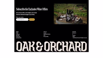 Your website's footer section should be this clean