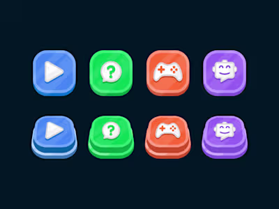 Custom Button Design for Edtech Website