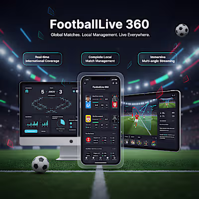 Football Match Management & Live Steaming App