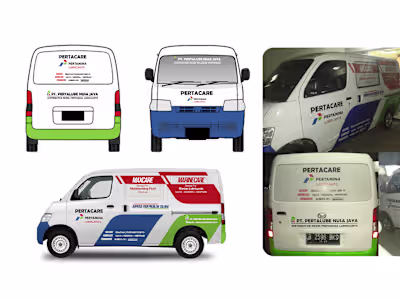 Car Branding for Pertamina Lubricant