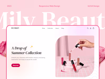 Mily Beauty - Ecommerce Website Design 
