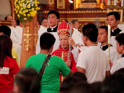 The church counts on you, archbishop tells youth