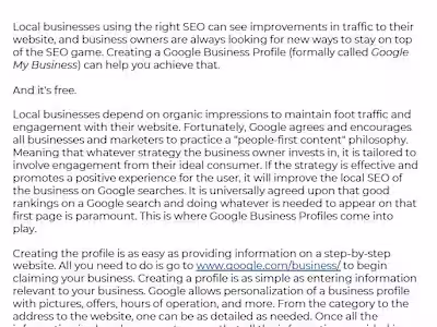 500 Word SEO Blog Article