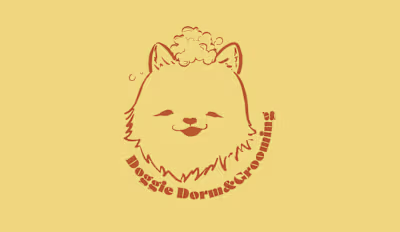 Doggie Dorm & Grooming Brand Identity Rebranding