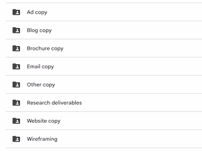Content & copywriting portfolio