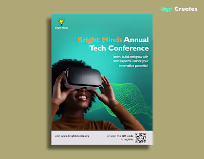 Social Media Post Design For A Tech Conference