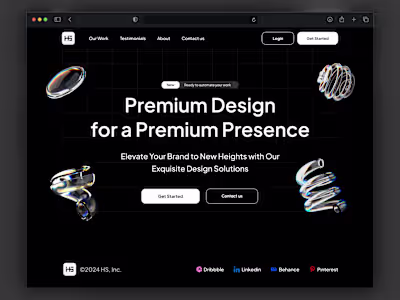 Portfolio Website Design