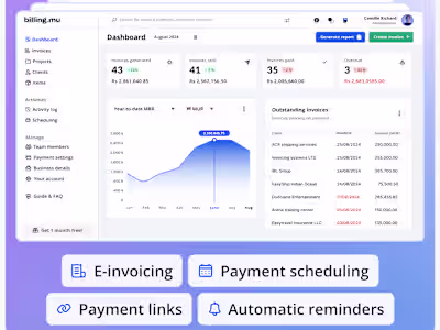 Billing.mu - E-Invoicing platform