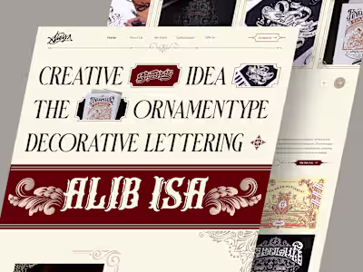 Alib Isa - Landing Page Portfolio