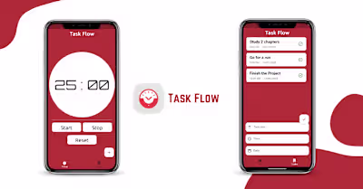 Task Flow - Pomodoro/Tasks Management