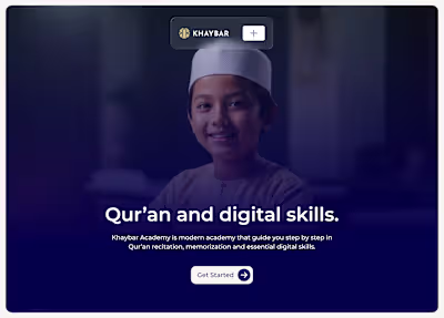 Khaybar Academy Website Design Project