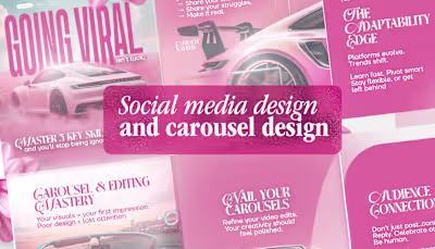 Carousel design - Social media design - post design