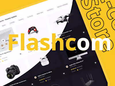 FLASHCOM E-COMMERCE WEBSITE 