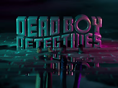 Dead Boy Detectives: Opening Title