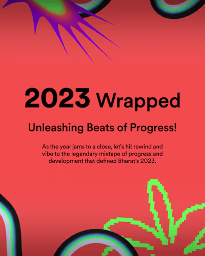 Spotify Wrap for an Ad Campaign