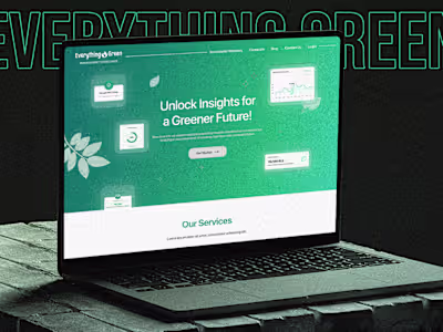 Everything Green- Measuring Impact, Driving Change