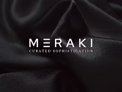 Brand Visual Identity for a Clothing Store- MERAKI