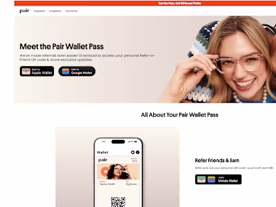 Replo Landing Page Development for PairEye