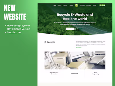 E-waste Recycle Website
