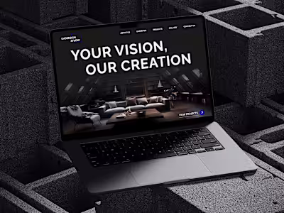 Design & Web Development | Landing page | Design Studio