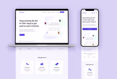 Quidroo • Web App UI/UX Design