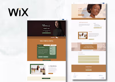 Ruben's Conseil | Re-design Wix Website + Landing pages