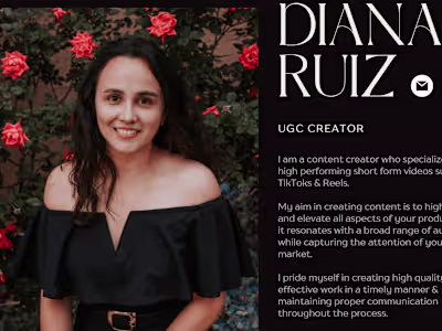User Generated Content Portfolio