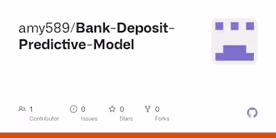 Bank Deposit Subscription Predictive Model
