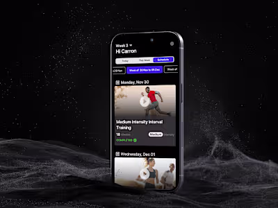 Fitness App UI Design