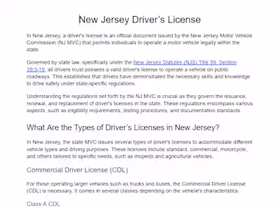 Comprehensive Guide to Obtaining a Driver's License in U.S. Stat