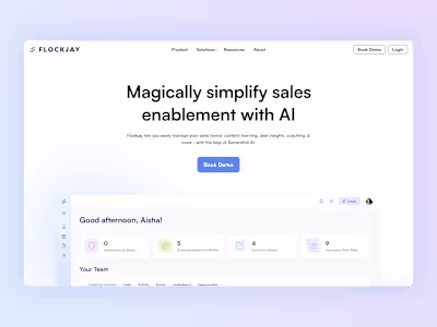 Flockjay - Webflow Development