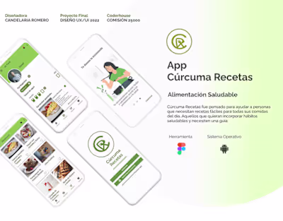 Cúrcuma Recetas | UX/UI on Behance