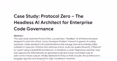 Protocol Zero: AI Architectural Engine Development