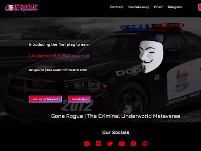 Gone Rogue Underworld Metaverse