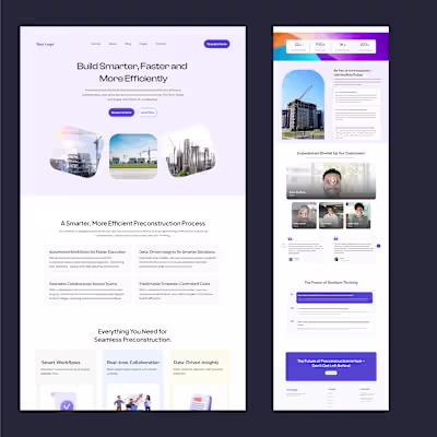 Real Estate landing Page