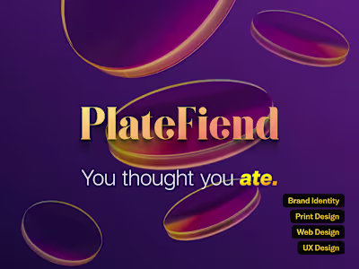 PlateFiend 💫 Branding + Packaging