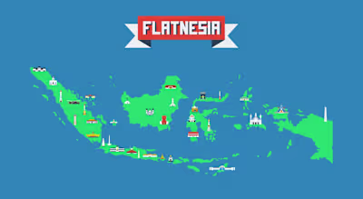Flatnesia - Indonesian Landmarks