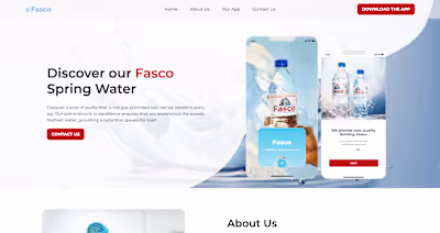 Water Delivery app for Fasco