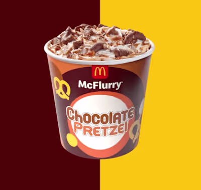 McDonalds Chocolate Pretzel 15ss AD