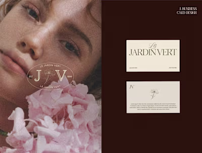 Parisian-Inspired Floral Atelier Logo Design