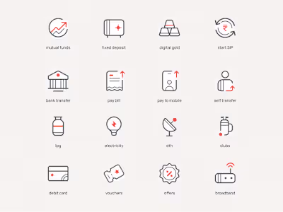 Icon Library for Jupiter App