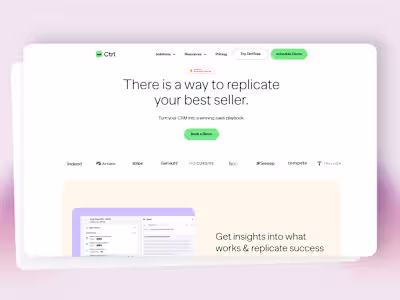 Ctrl | Turn your CRM into a winning sales playbook